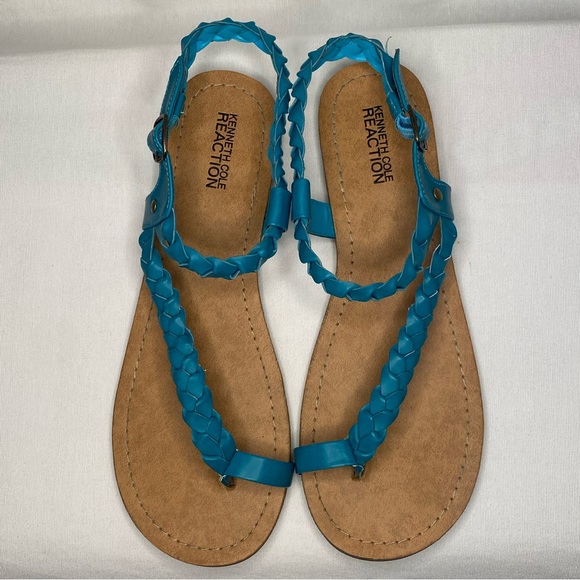 Kenneth Cole Turquoise Sandals Women’s Size 8 - Picture 2 of 6